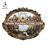 20 Inch Resin Wall Hanging Last Supper Sculpture