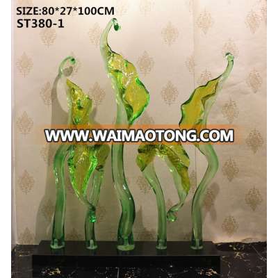 Luxury interior home decoration pieces resin large abstrct sculpture